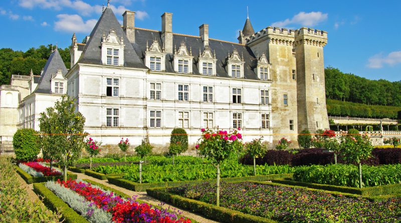 Замок Вилландри во Франции
